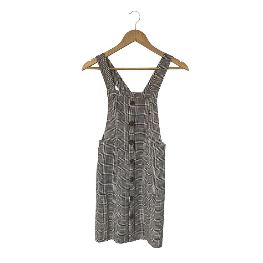 Seek the Label Overall Dress Grey Academia Preppy Heritage Fall Winter size S